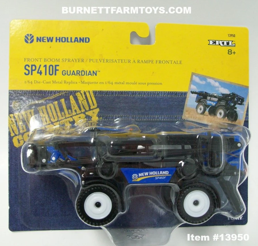 Item #13950 New Holland SP410F Guardian Front Boom Sprayer - 1/64 Scale – Ertl / Tomy