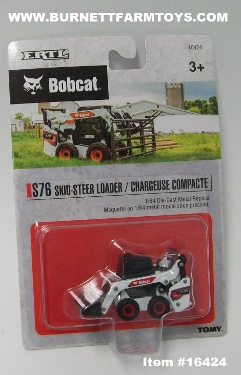 Item #16424 Bobcat S76 Skid Steer Loader - 1/64 Scale - Ertl / Tomy - Image 5