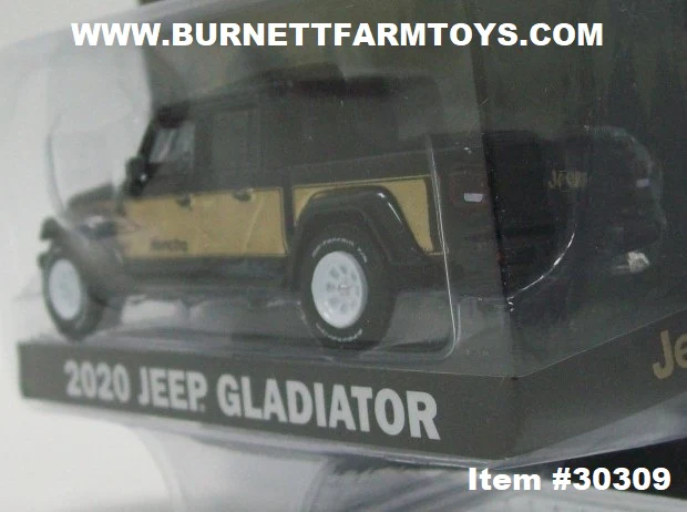 Item #30309 Black Gold 2020 Jeep Gladiator Honcho J-10 Tribute - 1/64 Scale - Greenlight - Image 3