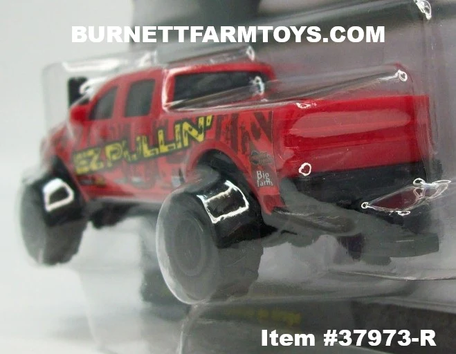 Item #37973-R Red EZ Pullin' 4-Wheel Drive Pulling Truck - 1/64 Scale - Ertl / Tomy - Image 3