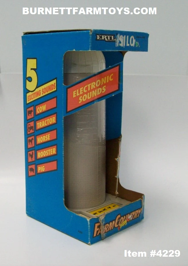 Item #4229 Ertl Farm Country Concrete Silo - 1992 Release - 1/64 Scale - Note: No Guarantees Electronic Sounds Still Work - Sold As-Is - Image 3