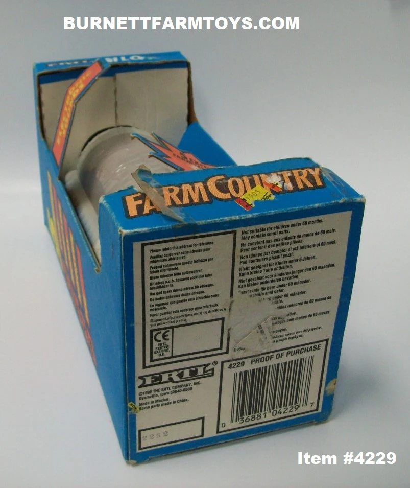 Item #4229 Ertl Farm Country Concrete Silo - 1992 Release - 1/64 Scale - Note: No Guarantees Electronic Sounds Still Work - Sold As-Is - Image 5