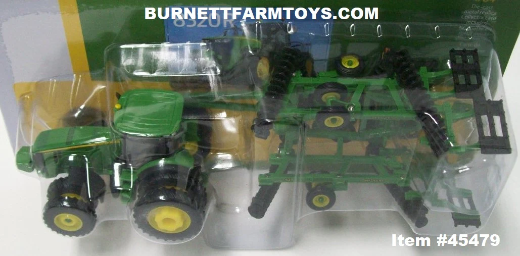 Item #45479 John Deere 8320R with 637 Disk - 1/64 Scale - Ertl / Tomy - Image 4