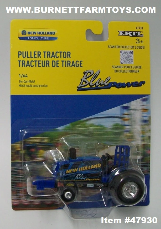 Item #47930 New Holland Blue Power Pulling Tractor - 1/64 Scale - Ertl / Tomy - Image 5