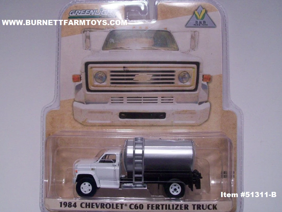 Item #51311-B White 1984 Chevrolet C60 Fertilizer Truck - 1/64 Scale - Image 4