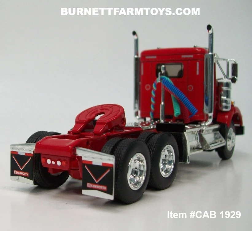 Item #CAB 1929 Red Kenworth T800 Day Cab - 1/64 Scale – DCP by First Gear - Image 2
